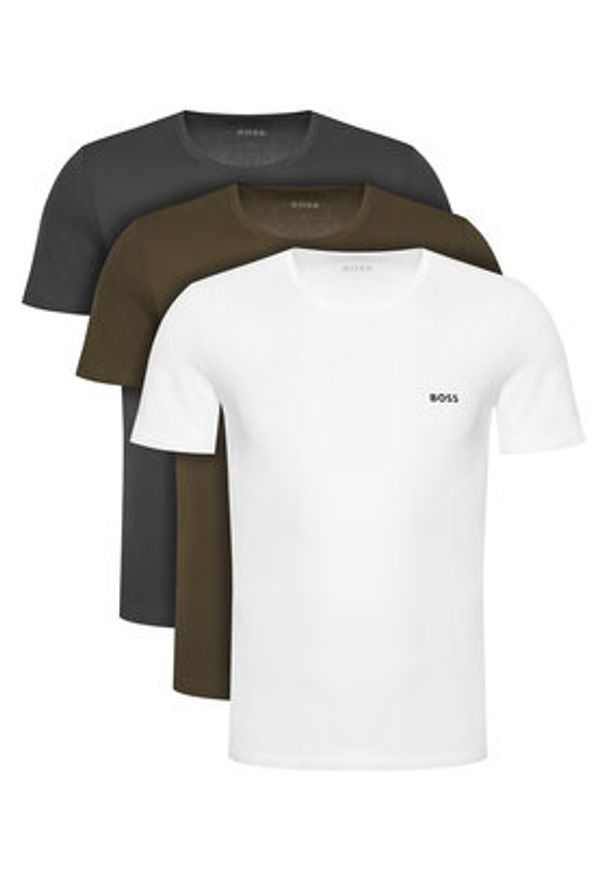 BOSS Komplet t-shirtów 50532470 Kolorowy Regular Fit. Materiał: bawełna. Wzór: kolorowy