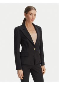 Rinascimento Marynarka CFC0128649003 Czarny Slim Fit. Kolor: czarny. Materiał: syntetyk #1