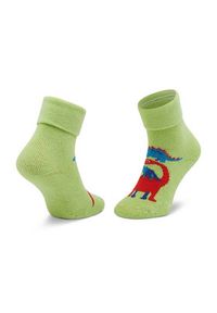 Happy-Socks - Happy Socks Zestaw 2 par wysokich skarpet dziecięcych KDIN45-6500 Kolorowy. Materiał: materiał. Wzór: kolorowy #3