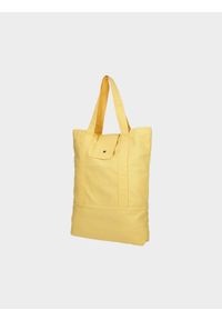 outhorn - Torba na ramię Outhorn - żółta. Kolor: żółty. Materiał: tkanina, bawełna #1