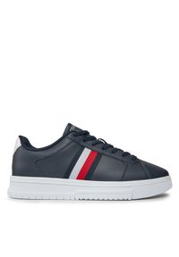 TOMMY HILFIGER - Sneakersy Tommy Hilfiger. Kolor: niebieski