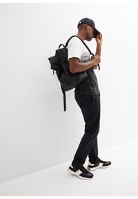 bonprix - T-shirt z czystej bawełny, slim fit. Kolor: biały. Materiał: bawełna #3