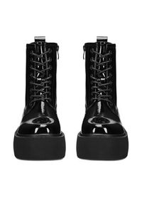 DeeZee Trzewiki WS101-08A Czarny. Kolor: czarny. Materiał: materiał #7