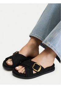 Guess Jeans Klapki CEO-HY1001-6 Czarny. Kolor: czarny. Materiał: materiał #1