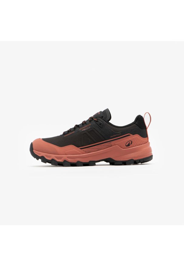 quechua - Buty turystyczne damskie Quechua MH500 Light wodoodporne. Kolor: czarny, brązowy, wielokolorowy. Materiał: kauczuk. Szerokość cholewki: normalna. Styl: sportowy