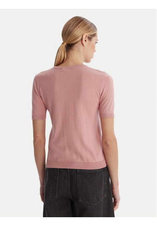 Weekend Max Mara T-Shirt Gabarra 2615361081 Różowy Slim Fit. Kolor: różowy. Materiał: bawełna