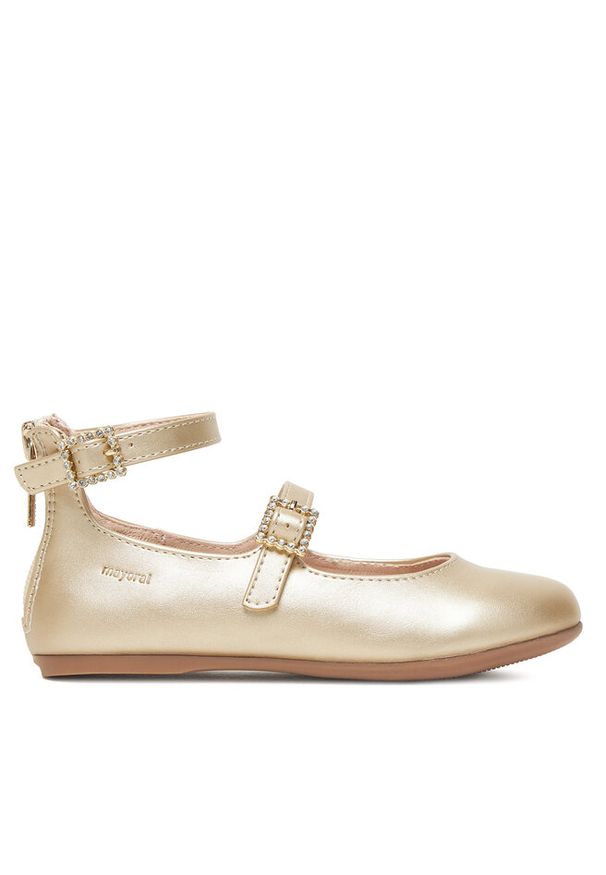 Półbuty Mayoral. Kolor: złoty