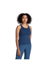Damski tank top Kilpi Mirien. Kolor: niebieski. Materiał: wełna. Długość rękawa: bez rękawów. Sport: turystyka piesza #1