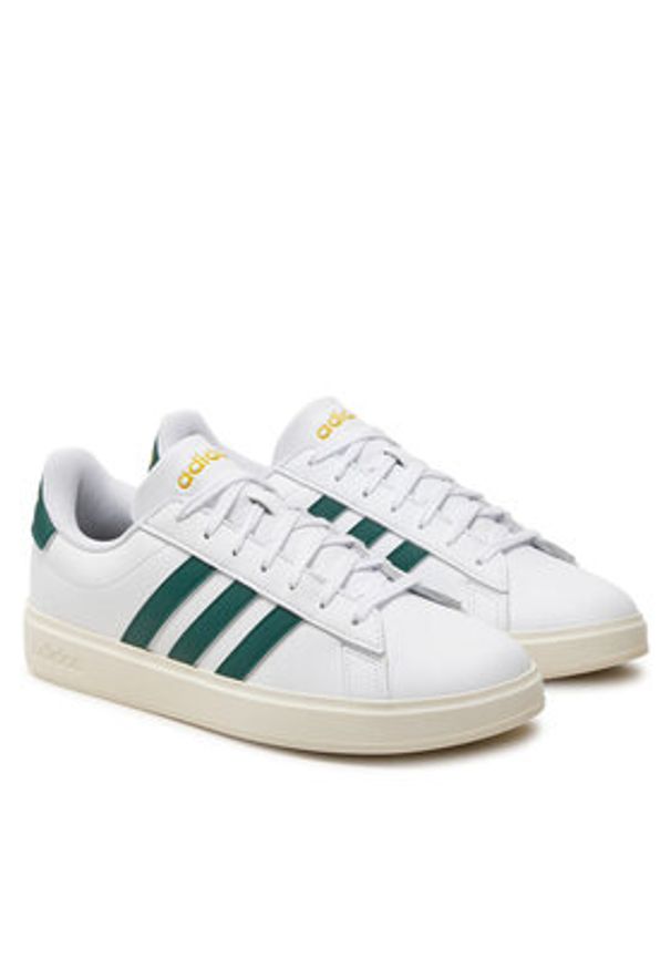Adidas - adidas Sneakersy Grand Court 2.0 ID1171 Biały. Kolor: biały. Materiał: skóra