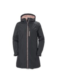 Damska kurtka wodoodporna Helly Hansen long belfast winter. Typ kołnierza: kaptur. Kolor: czarny, brązowy, szary, wielokolorowy. Materiał: syntetyk. Styl: klasyczny #1