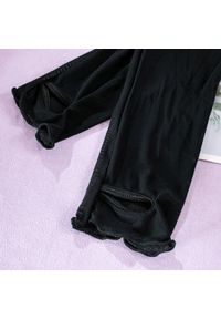 Intica - Komplet bielizny z chokerem i haftem Jeannett. Kolor: czarny. Materiał: materiał. Wzór: haft #5