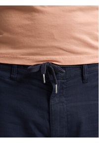 Petrol Industries Szorty materiałowe M-1050-SHO538 Granatowy Slim Fit. Kolor: niebieski. Materiał: bawełna #4