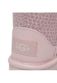 Ugg Śniegowce T Classic II Gel Hearts 1143730T Różowy. Kolor: różowy. Materiał: skóra #6