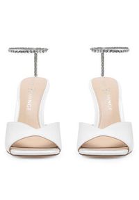 Eva Minge Sandały STEPHANIE-V1051L-01 Biały. Kolor: biały. Materiał: skóra, lakier #6