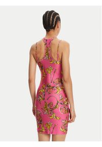 Versace Jeans Couture Sukienka koktajlowa 78HAO914 Różowy Slim Fit. Kolor: różowy. Materiał: syntetyk. Styl: wizytowy #5