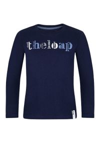 Lowa - Koszulka dziecięca Loap Bicer 116 - Miękka bawełna z atrakcyjnym nadrukiem. Kolor: fioletowy. Materiał: bawełna. Długość rękawa: długi rękaw. Wzór: nadruk #1