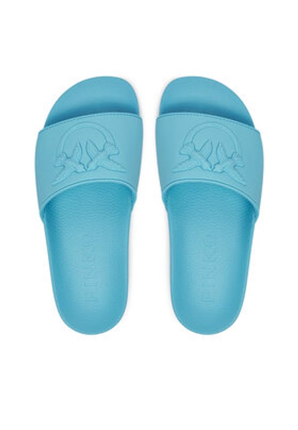 Pinko - PINKO Klapki Dilly 01 SS0093 E027 Niebieski. Kolor: niebieski