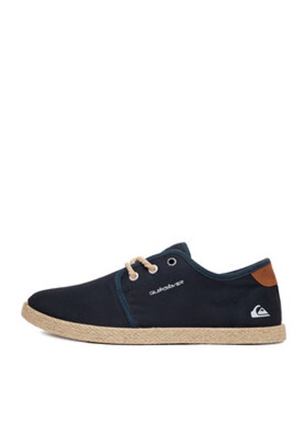 Quiksilver Espadryle CWBEO-WAVESTRIDE-02 Granatowy. Kolor: niebieski. Materiał: materiał