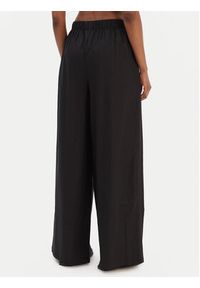Seafolly Spodnie materiałowe Palermo 55549-PA Czarny Wide Leg. Kolor: czarny. Materiał: wiskoza, len #3