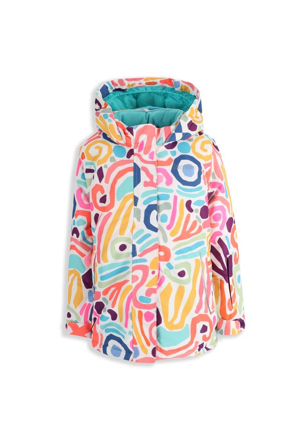 Kurtka narciarska dziewczęca snowboard Lemon Explore ZL5. Kolor: wielokolorowy. Materiał: poliester. Sezon: zima. Sport: snowboard, narciarstwo