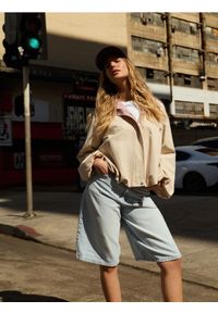 Reserved - Jeansowe szorty - niebieski. Kolor: niebieski. Materiał: jeans. Długość: długie #1