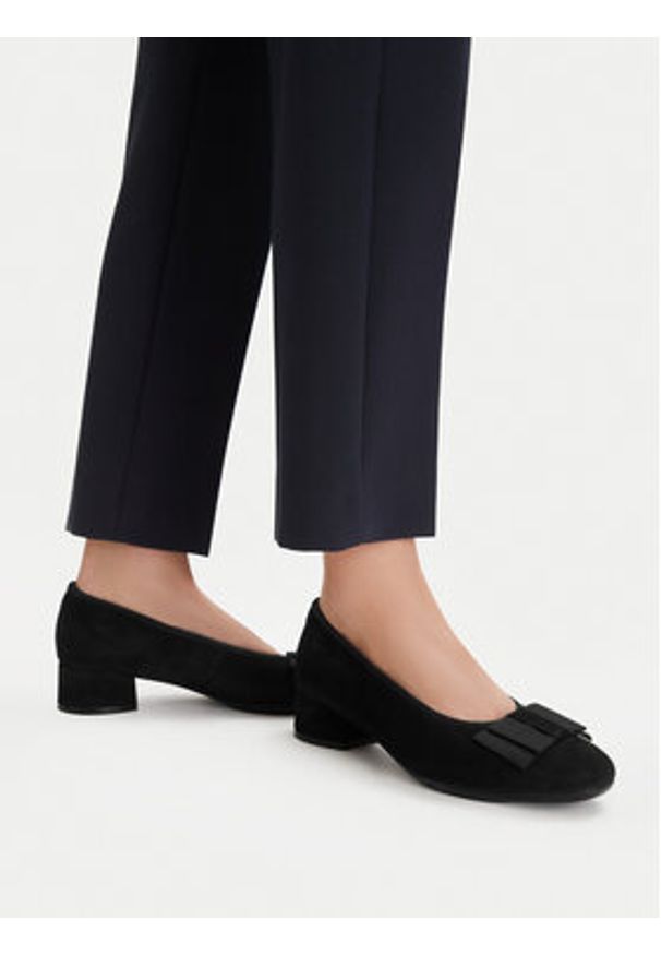 Lasocki Czółenka CEO-WPS-LILLY-04 Czarny. Kolor: czarny. Materiał: skóra, zamsz