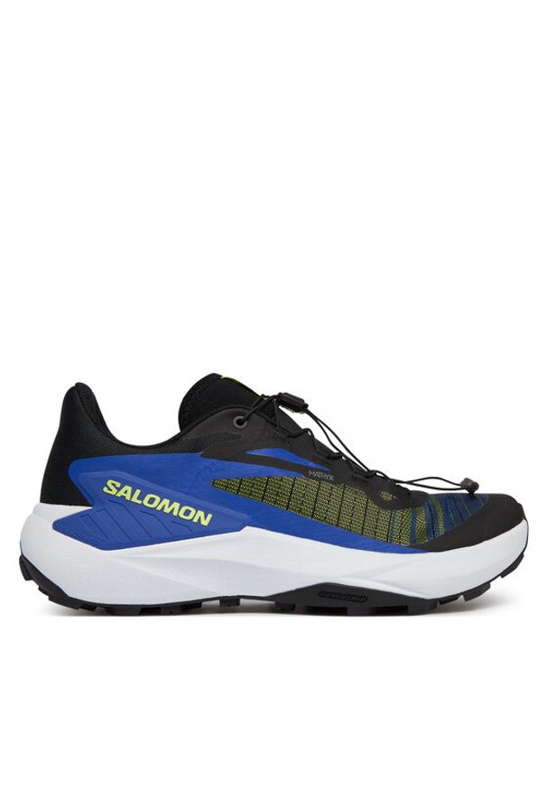 salomon - Salomon Buty do biegania Genesis L49237100 Czarny. Kolor: czarny. Materiał: materiał
