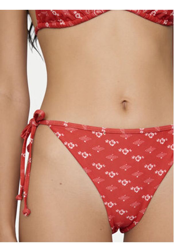 Roxy Dół od bikini Beach Bandana ERJX405249 Czerwony. Kolor: czerwony. Materiał: syntetyk