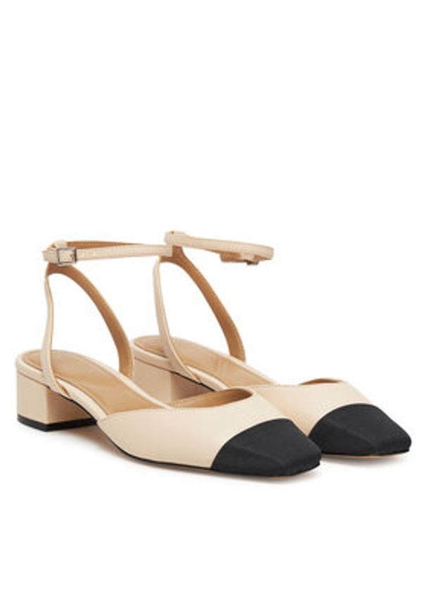 Aldo Czółenka Adriena 13917609 Beżowy. Kolor: beżowy. Materiał: skóra