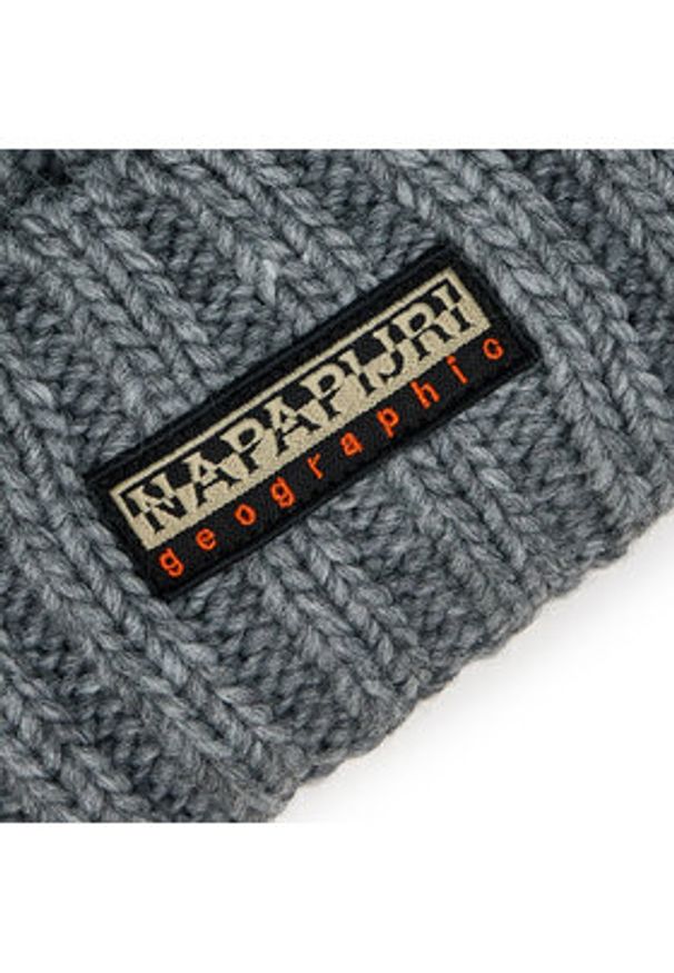 Napapijri Czapka NP0A4GKA Szary. Kolor: szary. Materiał: syntetyk