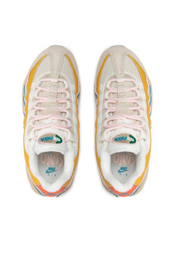 Nike Sneakersy Air Max 95 DQ9323 200 Beżowy. Kolor: beżowy. Materiał: skóra, zamsz. Model: Nike Air Max