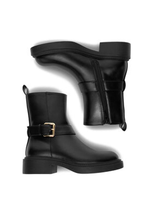 Jenny - JENNY Botki CEO-90069-2 Czarny. Kolor: czarny. Materiał: syntetyk, materiał