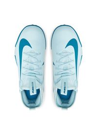Nike Buty do piłki nożnej FQ8284 400 Błękitny. Kolor: niebieski. Materiał: skóra #2
