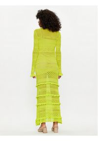TwinSet - TWINSET Sukienka letnia 241TP3242 Żółty Regular Fit. Kolor: żółty. Materiał: syntetyk. Sezon: lato