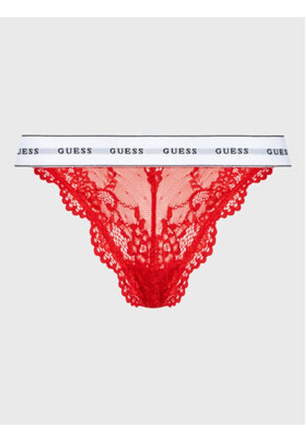 Guess Figi brazylijskie Belle O97E01 KBBT0 Czerwony. Kolor: czerwony. Materiał: syntetyk