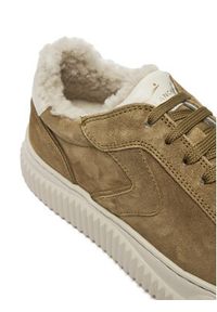 Voile Blanche Sneakersy Lipari Fur 0012017113.11.3009 Brązowy. Kolor: brązowy. Materiał: skóra, zamsz #4