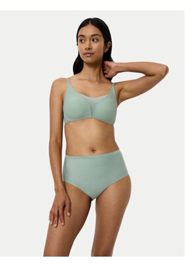 Triumph Figi klasyczne z wysokim stanem Shape Smart 10209655 Zielony. Stan: podwyższony. Kolor: zielony. Materiał: syntetyk