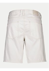 Lindbergh Szorty jeansowe 30-550000OFW Biały Loose Fit. Kolor: biały. Materiał: bawełna #5