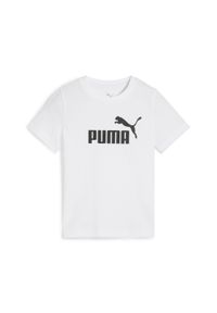 Koszulka Puma Ess No. 1 Logo Tee Ps, Dzieci. Kolor: biały. Materiał: bawełna, materiał