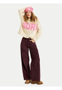 Roxy Spodnie materiałowe Surf On Cloud Cord ERJNP03678 Brązowy Regular Fit. Kolor: brązowy. Materiał: bawełna #2