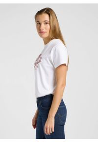 Lee - DAMSKA KOSZULKA LEE SMALL GRAPHIC TEE 1 BRIGHT WHITE 112371875 #4