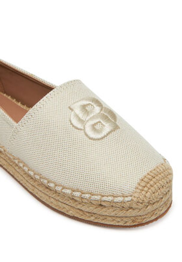 BOSS Espadryle Madeira 50542336 Beżowy. Kolor: beżowy. Materiał: materiał
