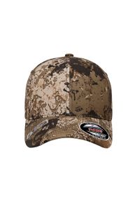 FLEXFIT - Czapka Veil Camo. Kolor: brązowy, zielony, wielokolorowy