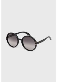 Gucci okulary przeciwsłoneczne damskie kolor czarny. Kształt: okrągłe. Kolor: czarny #4