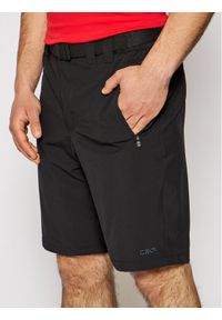 CMP Szorty materiałowe 3T51847 Czarny Regular Fit. Kolor: czarny. Materiał: materiał, syntetyk