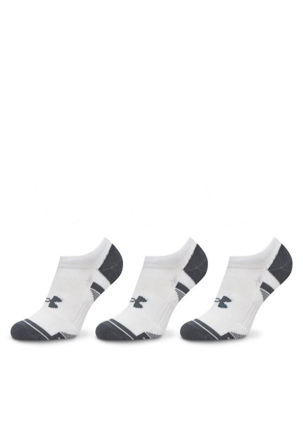 Under Armour Zestaw 3 par stopek unisex Performance Tech 1379526 Biały. Kolor: biały. Materiał: materiał, bawełna