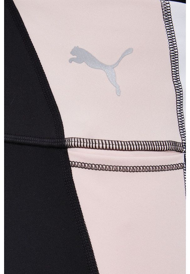 Puma - Legginsy. Kolor: czarny. Materiał: dzianina, materiał