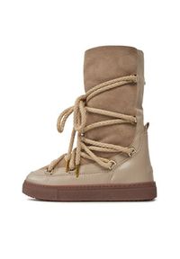 Inuikii Śniegowce Classic High Laced 75107-096 Beżowy. Kolor: beżowy. Materiał: zamsz, skóra #5
