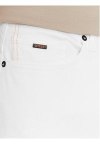 BOSS - Boss Jeansy Delaware 50513487 Biały Slim Fit. Kolor: biały #5