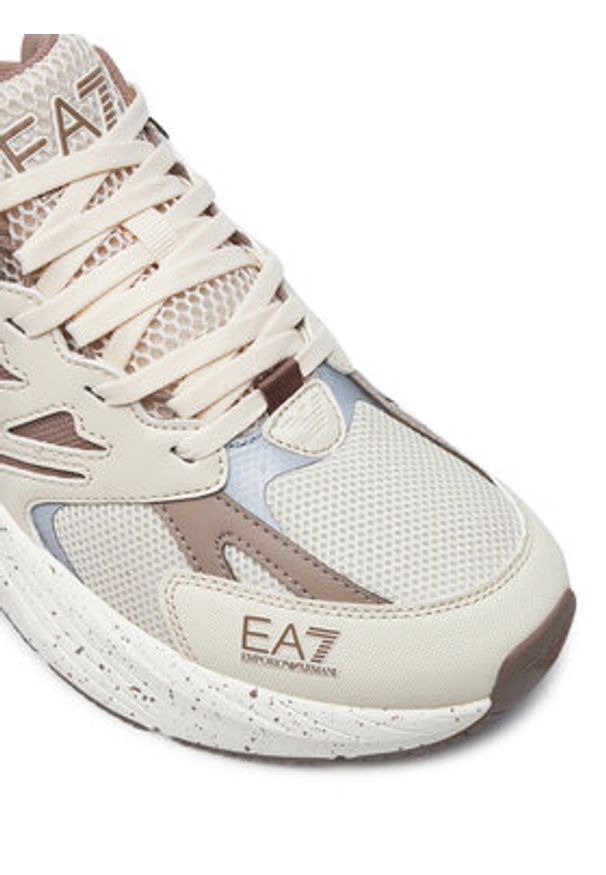 EA7 Emporio Armani Sneakersy X8X194 XK408 U255 Beżowy. Kolor: beżowy. Materiał: materiał